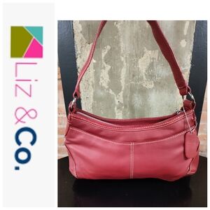 Liz & Co. | Classic Leather Shoulder Bag